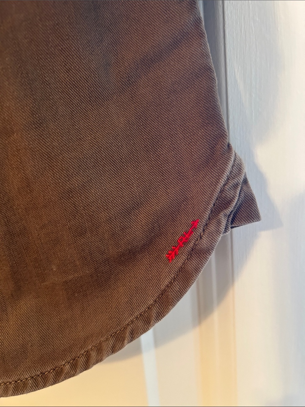 Denim & Supply Ralph Lauren Brown Button-Down Utility Shirt - Picture 2 of 3